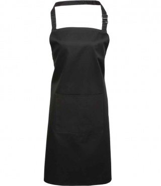 Premier PR154 'Colours' Bib Apron with Pocket